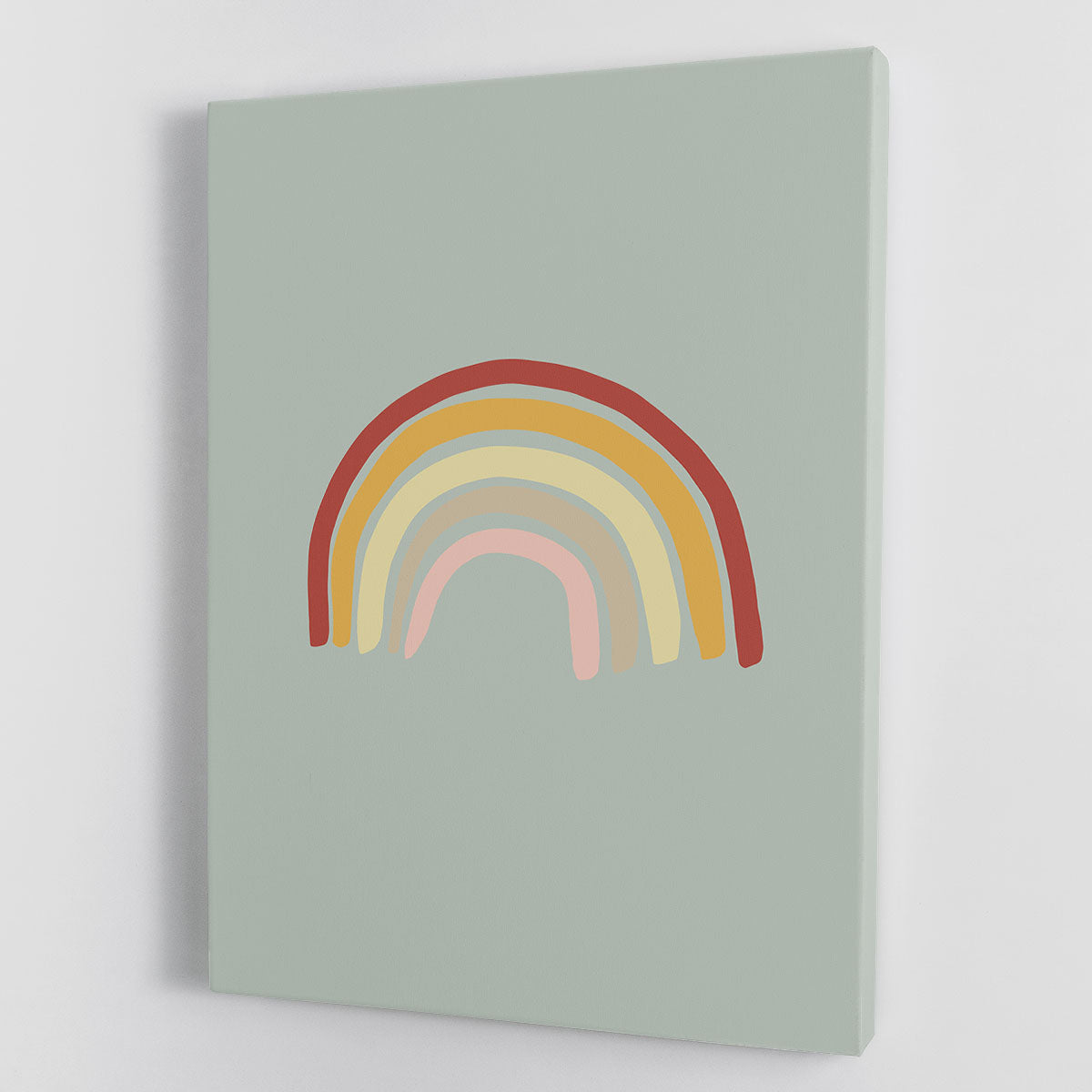 Rainbow Green Canvas Print or Poster - 1x - 1