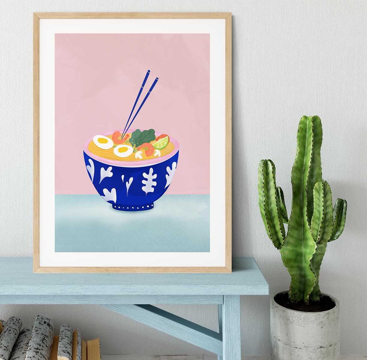 Ramen Bowl Framed Print - Canvas Art Rocks - 3