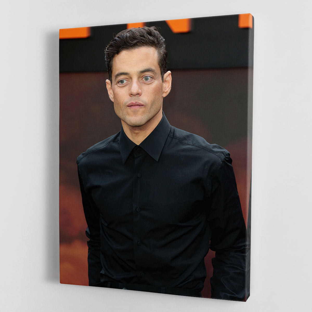 Rami Malik at the Oppenheimer premiere Canvas Print or Poster - Canvas Art Rocks - 1