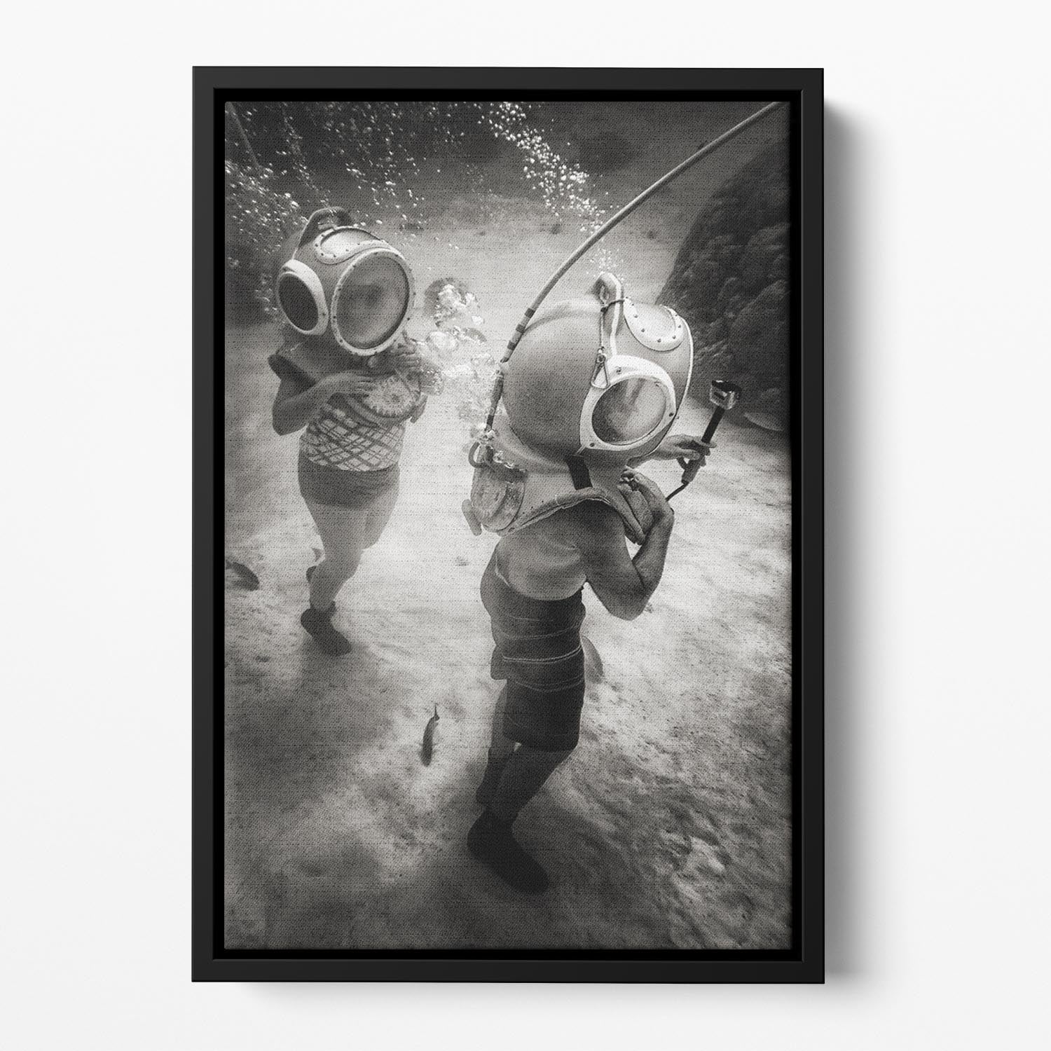 Ride clear water Floating Framed Canvas - 1x - 2