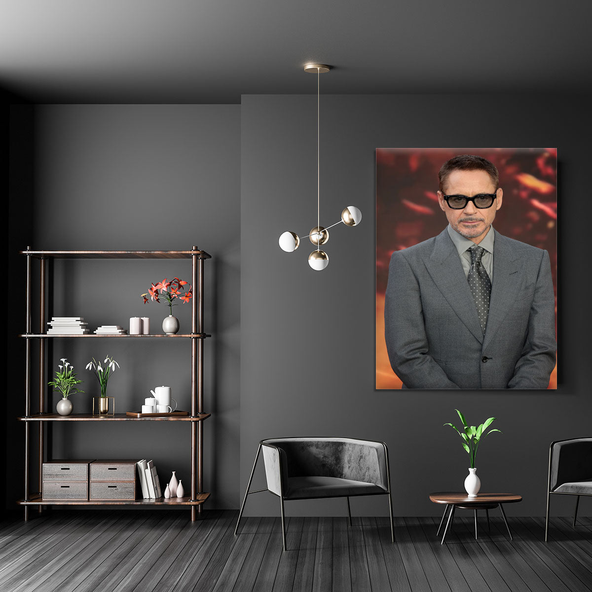 Robert Downey Jnr at the Oppenheimer Premiere Canvas Print or Poster - Canvas Art Rocks - 5