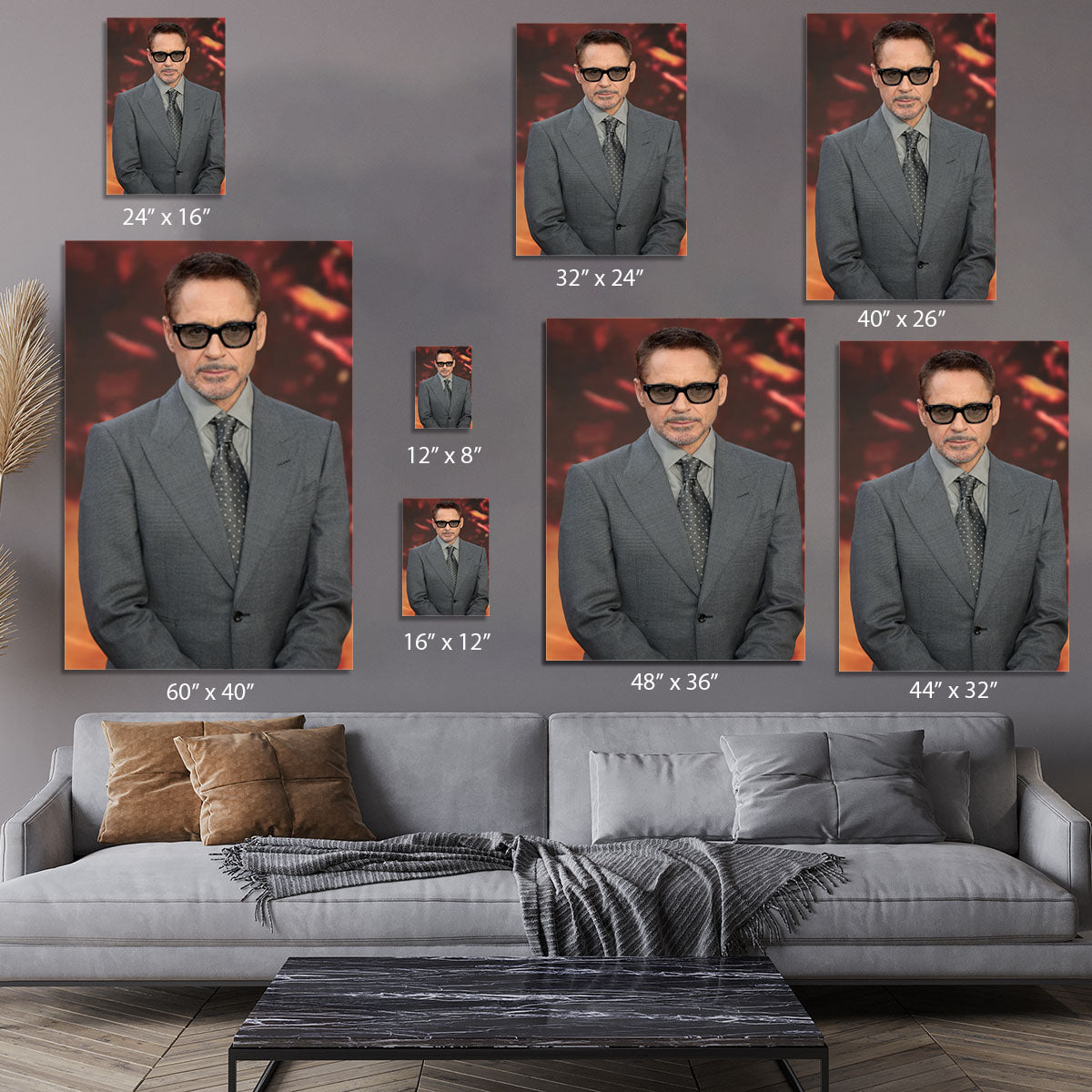 Robert Downey Jnr at the Oppenheimer Premiere Canvas Print or Poster - Canvas Art Rocks - 7