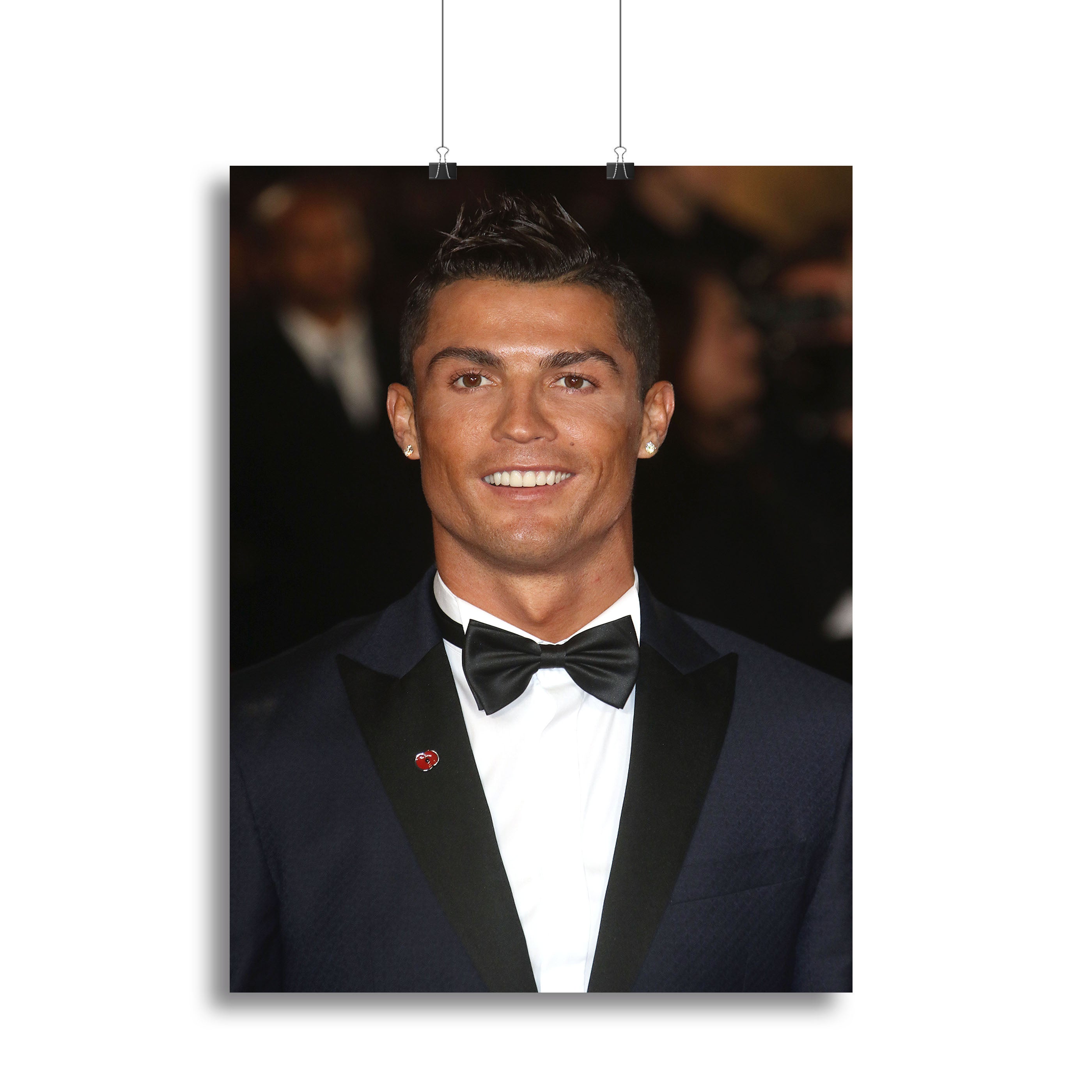 Ronaldo Wearing Poppy Canvas Print or Poster - Canvas Art Rocks - 2