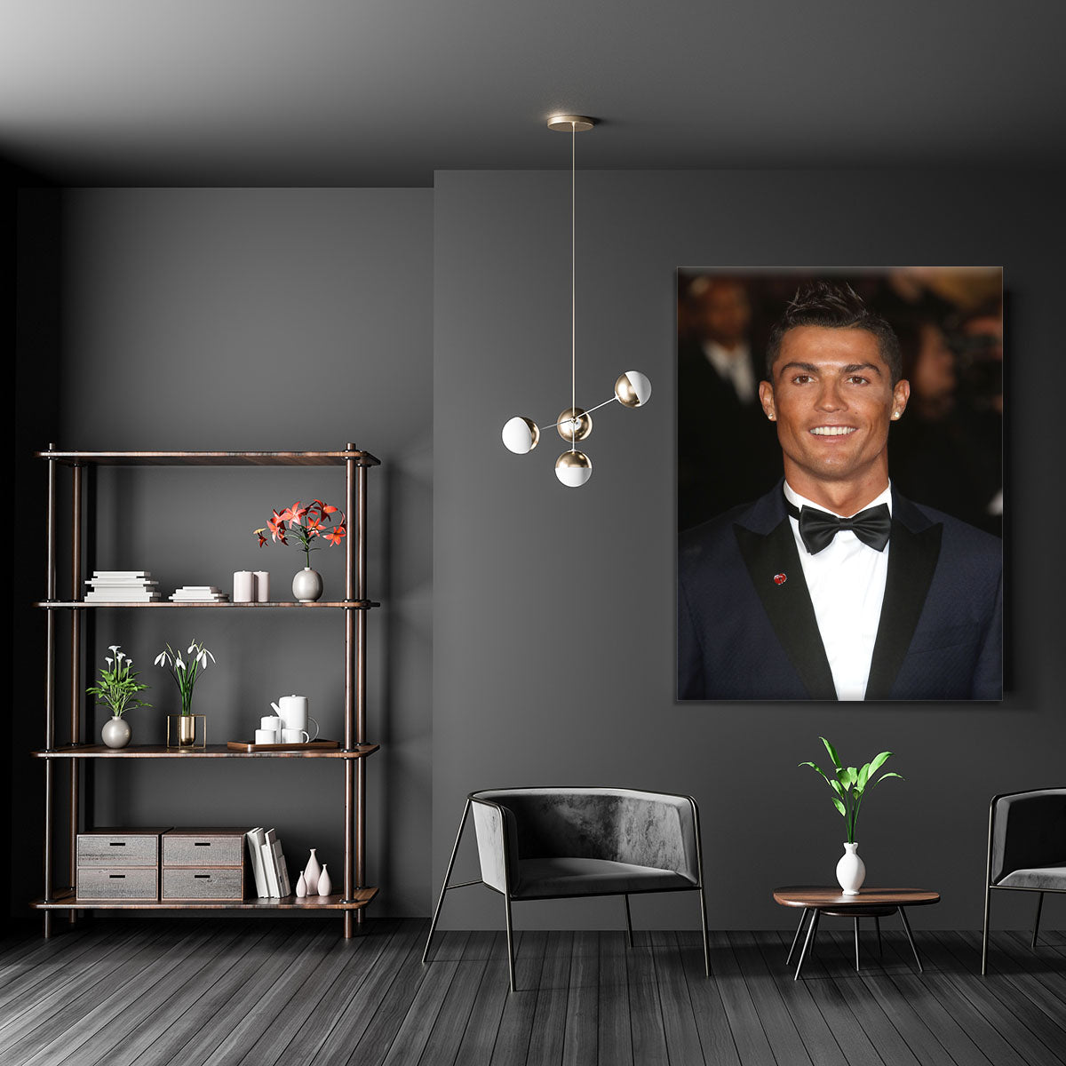 Ronaldo Wearing Poppy Canvas Print or Poster - Canvas Art Rocks - 5