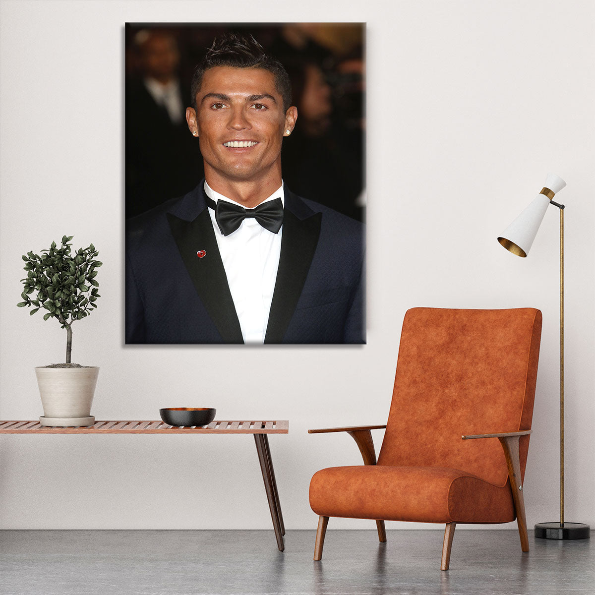 Ronaldo Wearing Poppy Canvas Print or Poster - Canvas Art Rocks - 6