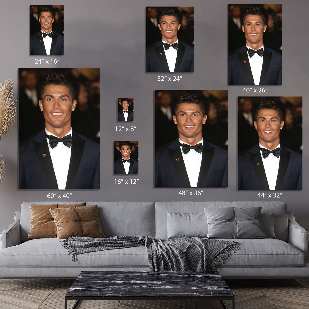 Ronaldo Wearing Poppy Canvas Print or Poster - Canvas Art Rocks - 7
