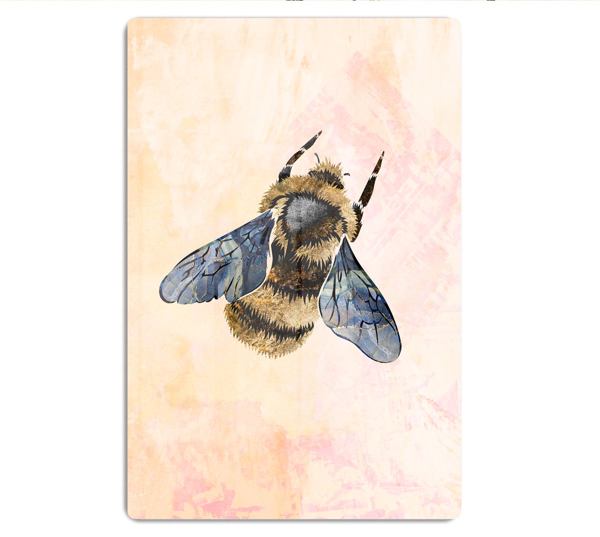Rustic bee Acrylic Block - 1x - 1