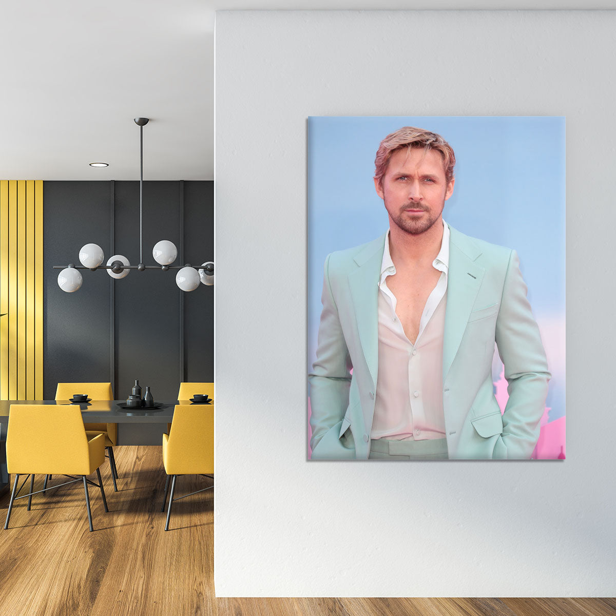 Ryan Gosling at the Barbie premiere Canvas Print or Poster - Canvas Art Rocks - 4