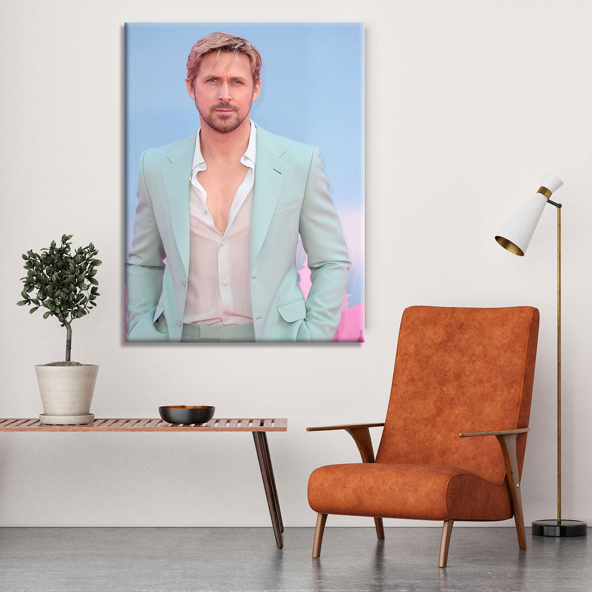 Ryan Gosling at the Barbie premiere Canvas Print or Poster - Canvas Art Rocks - 6