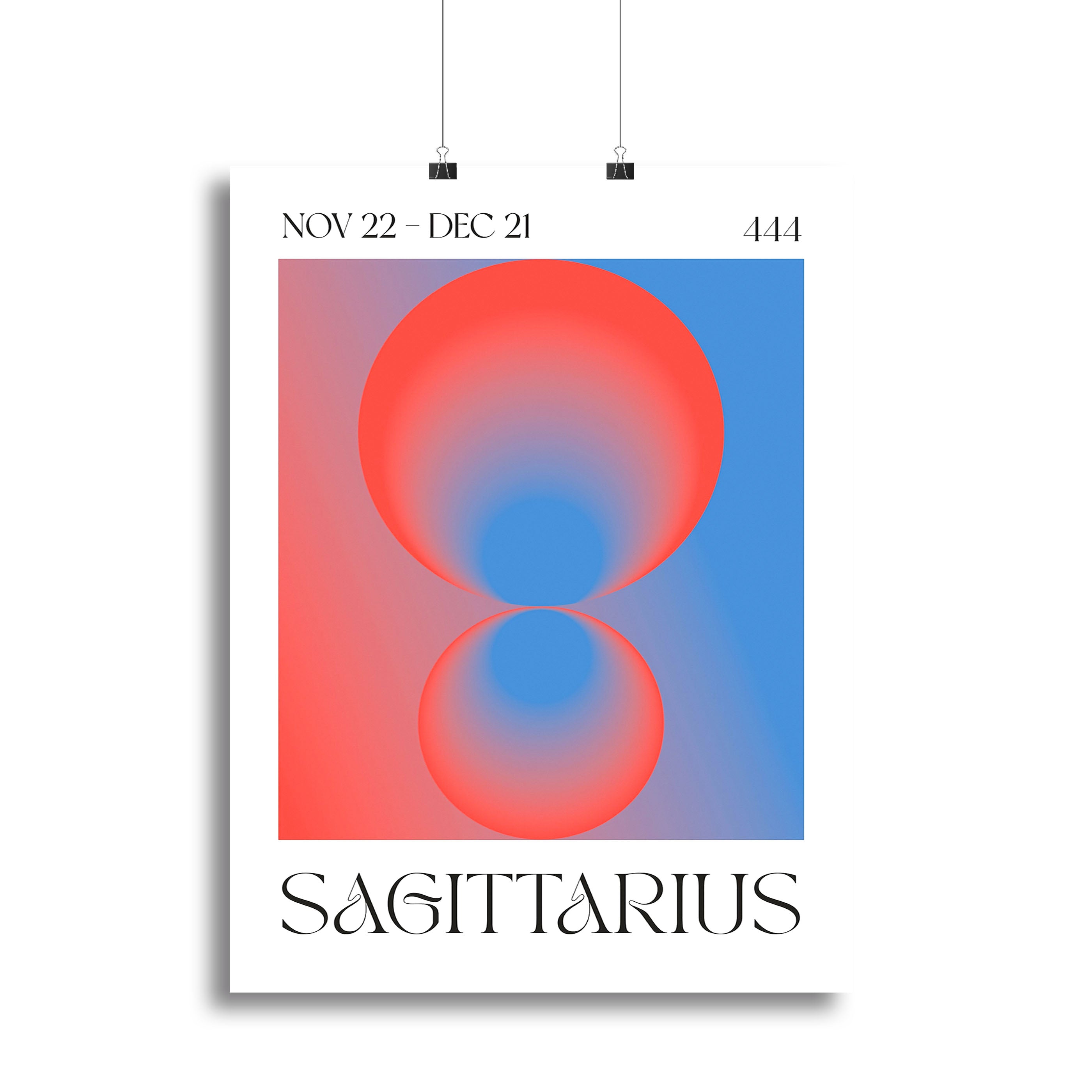 Sagittarius Celestial Light Print Canvas Print or Poster - Canvas Art Rocks - 2