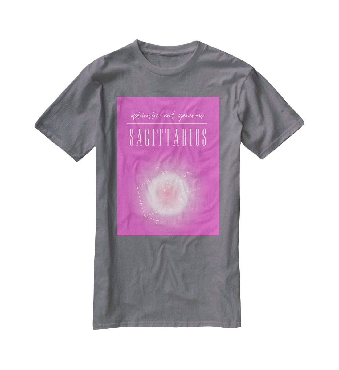 Sagittarius Celestial Print T-Shirt - Canvas Art Rocks - 3