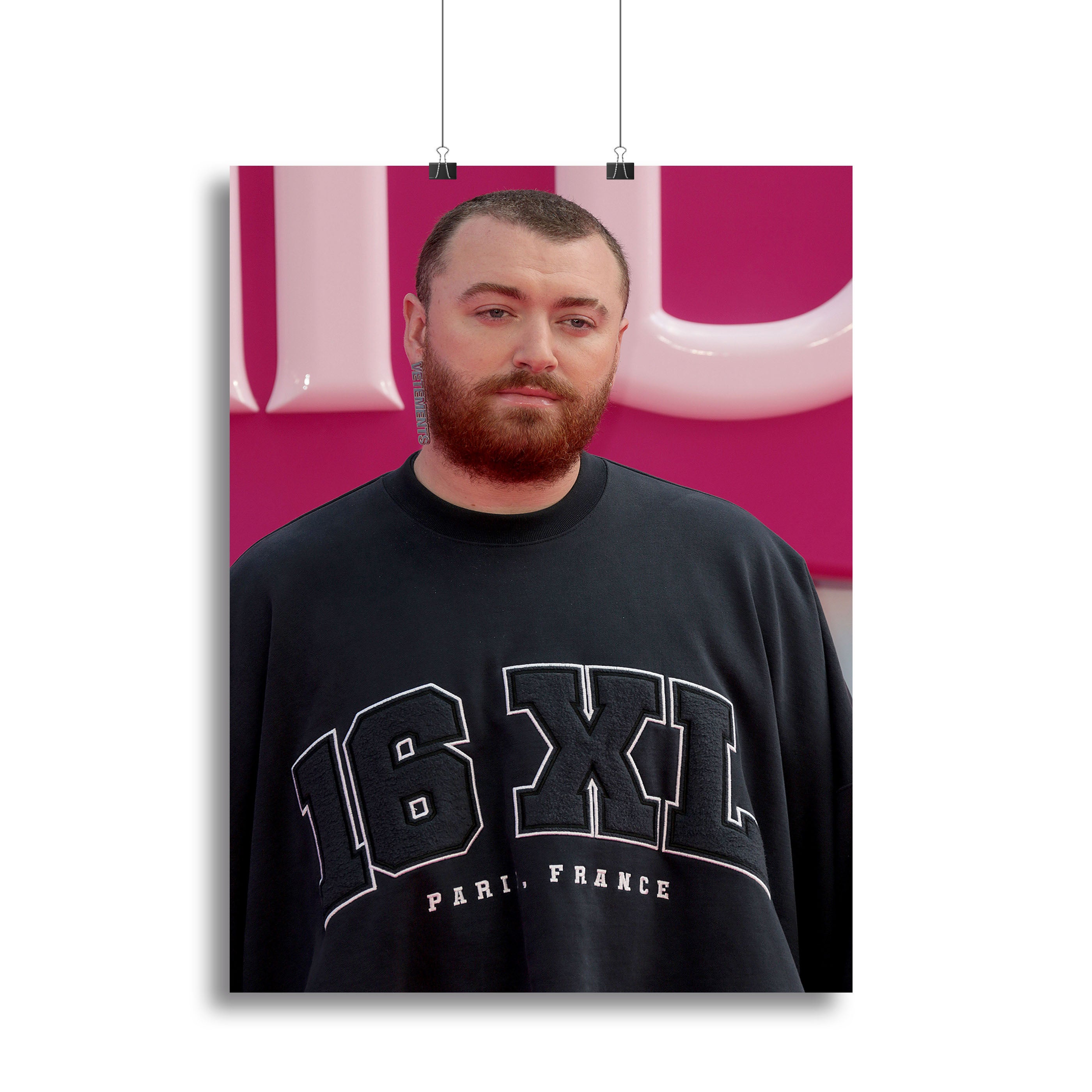 Sam Smith at the Barbie premiere Canvas Print or Poster - Canvas Art Rocks - 2
