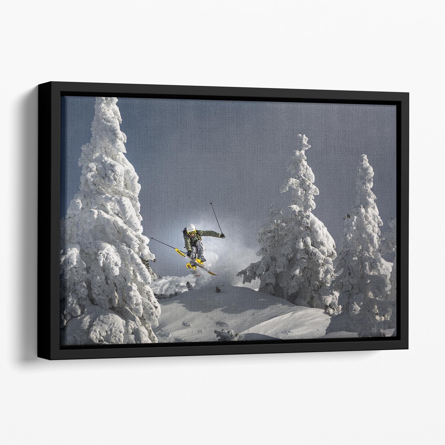 Ski is life Floating Framed Canvas - 1x - 1