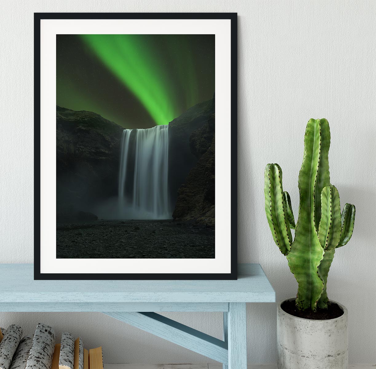 Skogafoss Framed Print - Canvas Art Rocks - 1