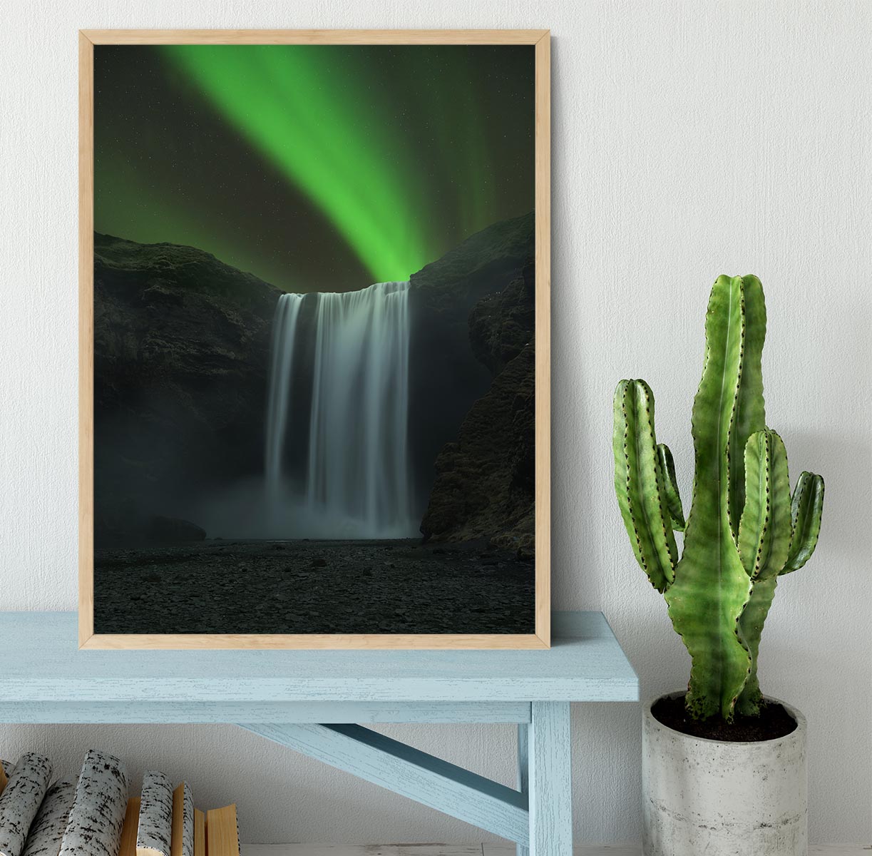 Skogafoss Framed Print - Canvas Art Rocks - 4