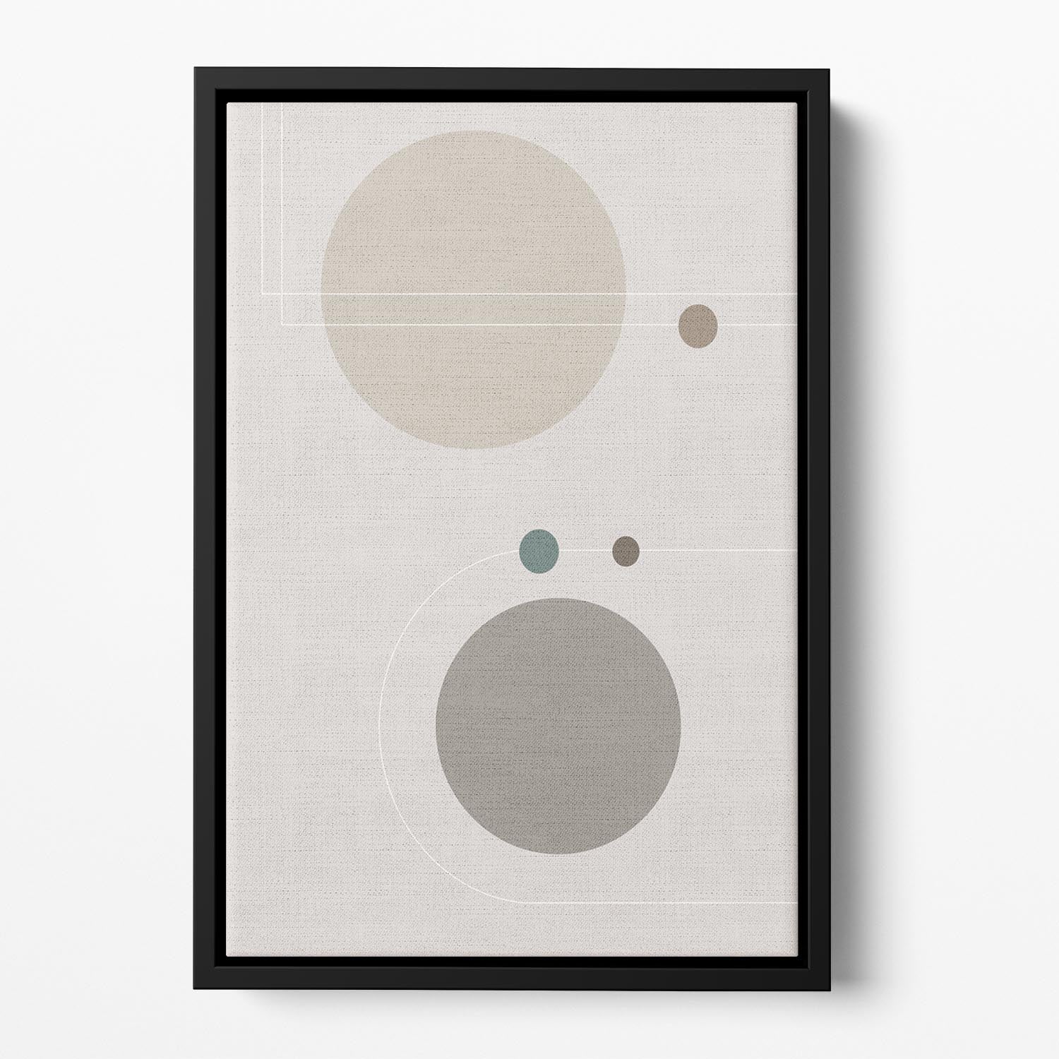 Space Orbit 02 Floating Framed Canvas - 1x - 2