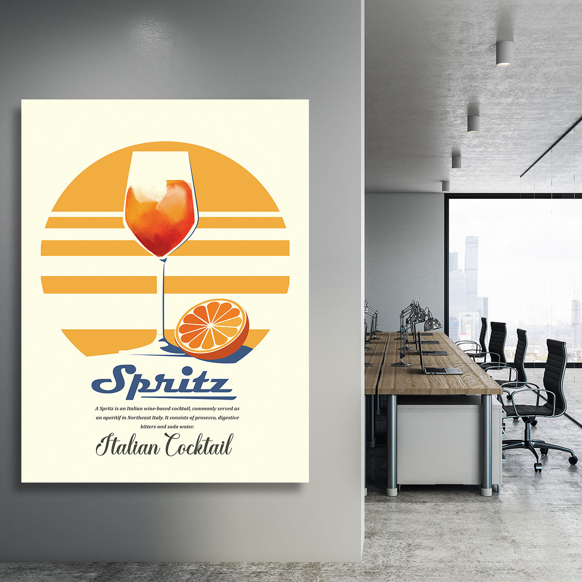 Spritz summer print Canvas Print or Poster - Canvas Art Rocks - 3