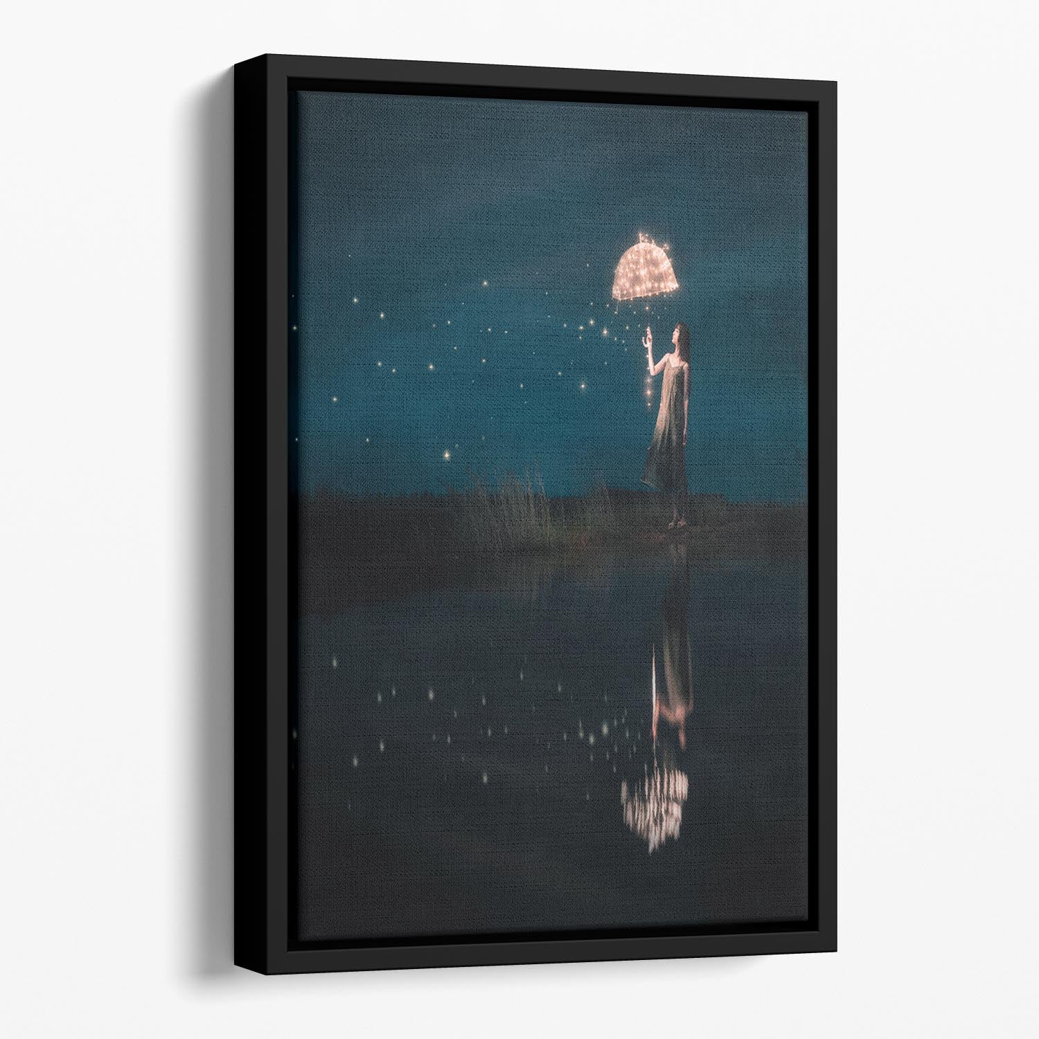 Starfall Floating Framed Canvas - 1x - 1