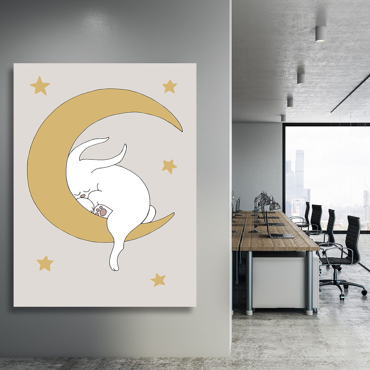 The Rabbit Canvas Print or Poster - 1x - 3