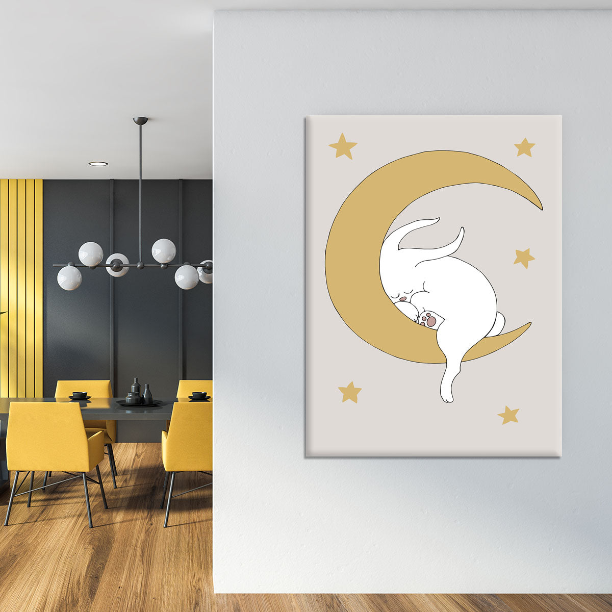 The Rabbit Canvas Print or Poster - 1x - 4
