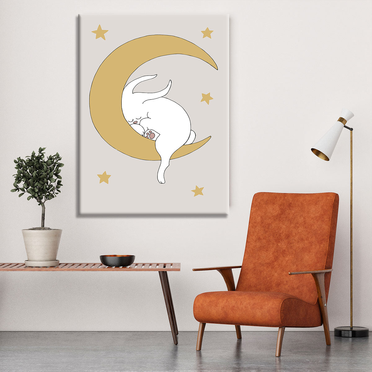 The Rabbit Canvas Print or Poster - 1x - 6