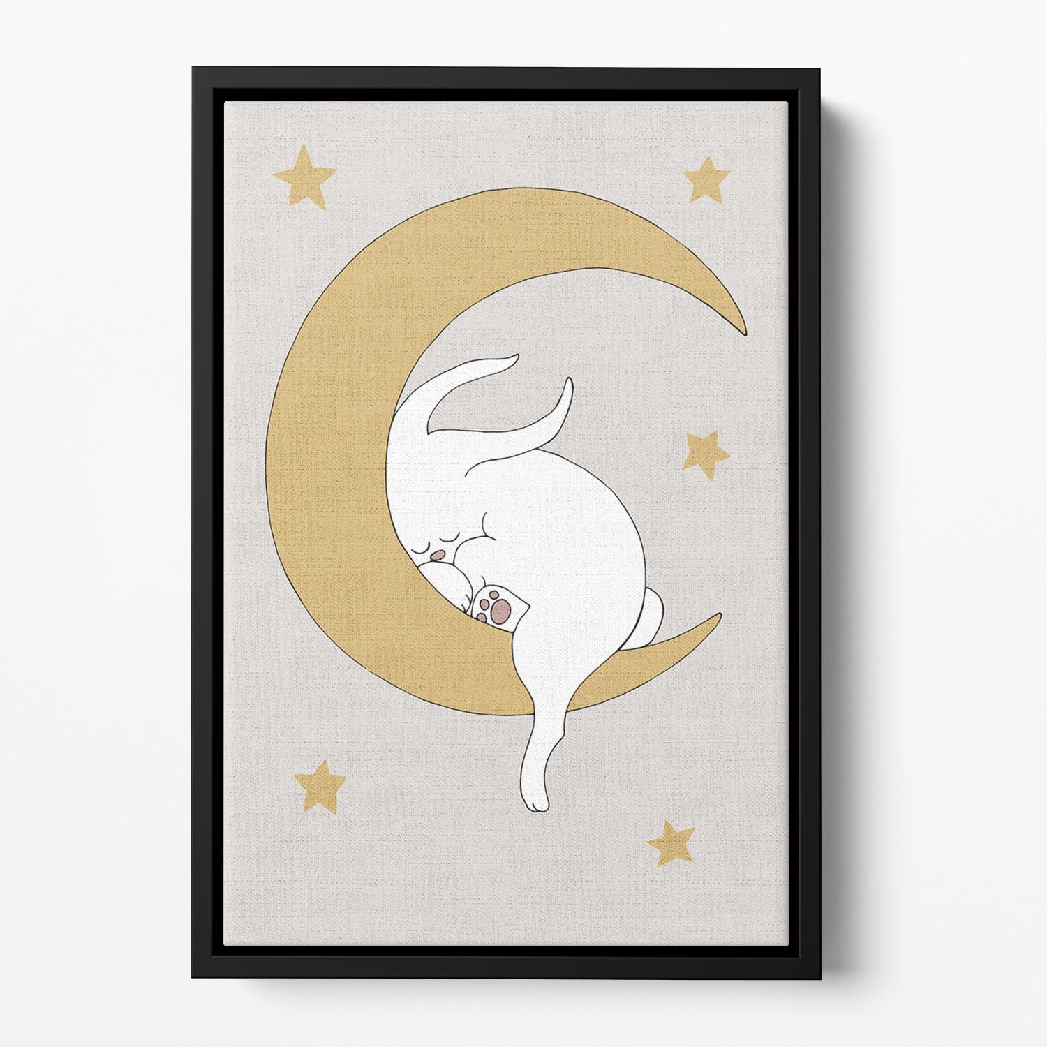 The Rabbit Floating Framed Canvas - 1x - 2