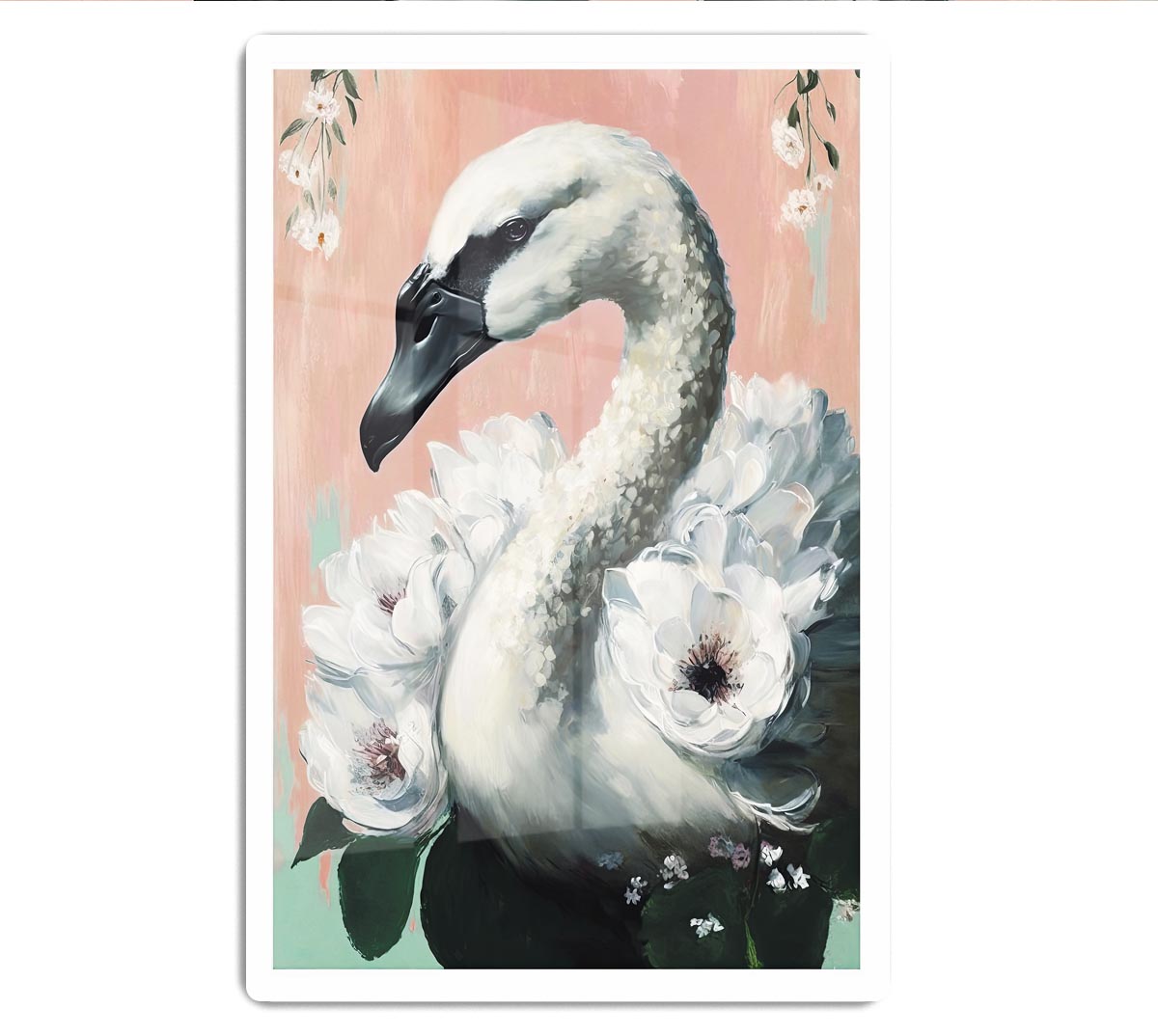 The Swan Acrylic Block - 1x - 1