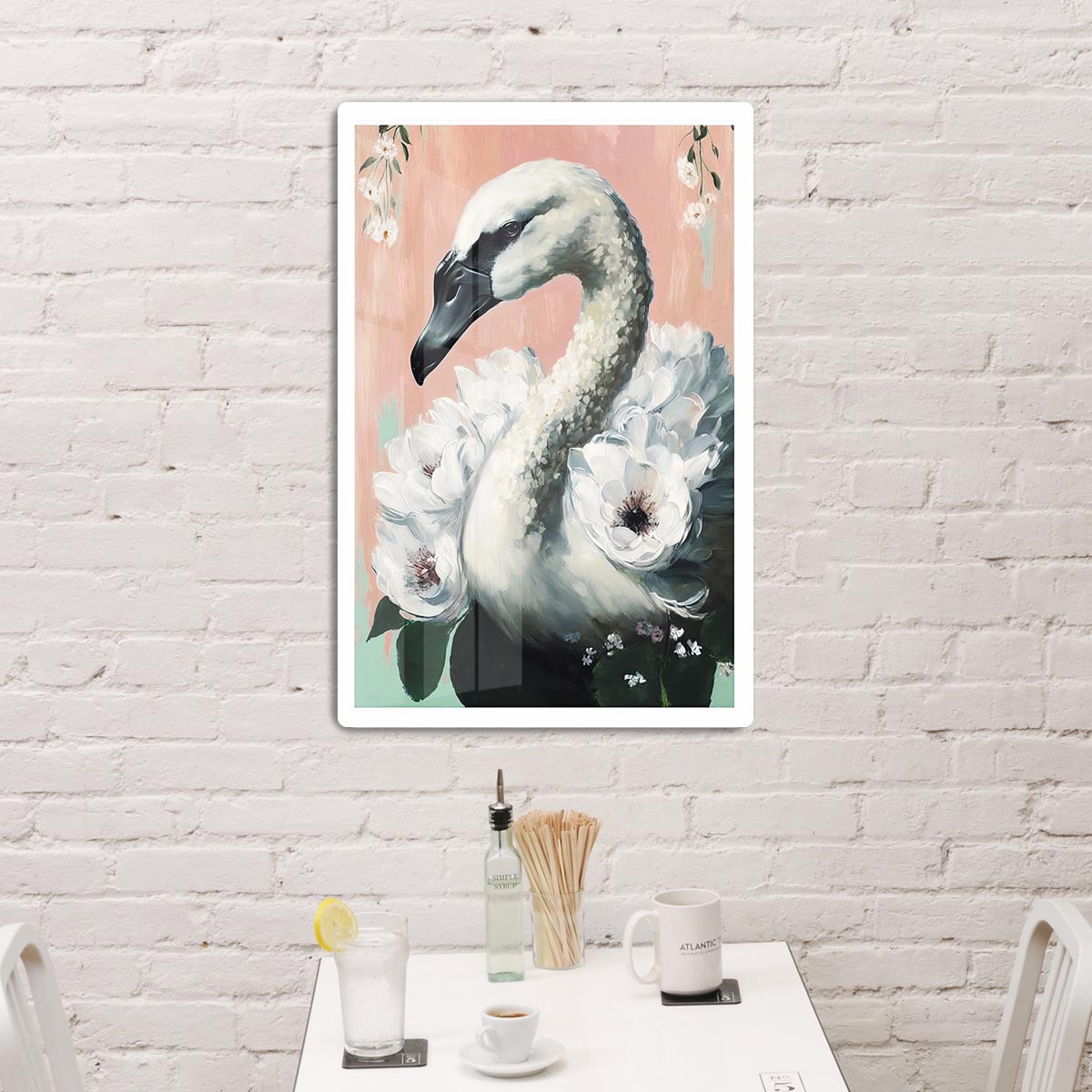 The Swan Acrylic Block - 1x - 3