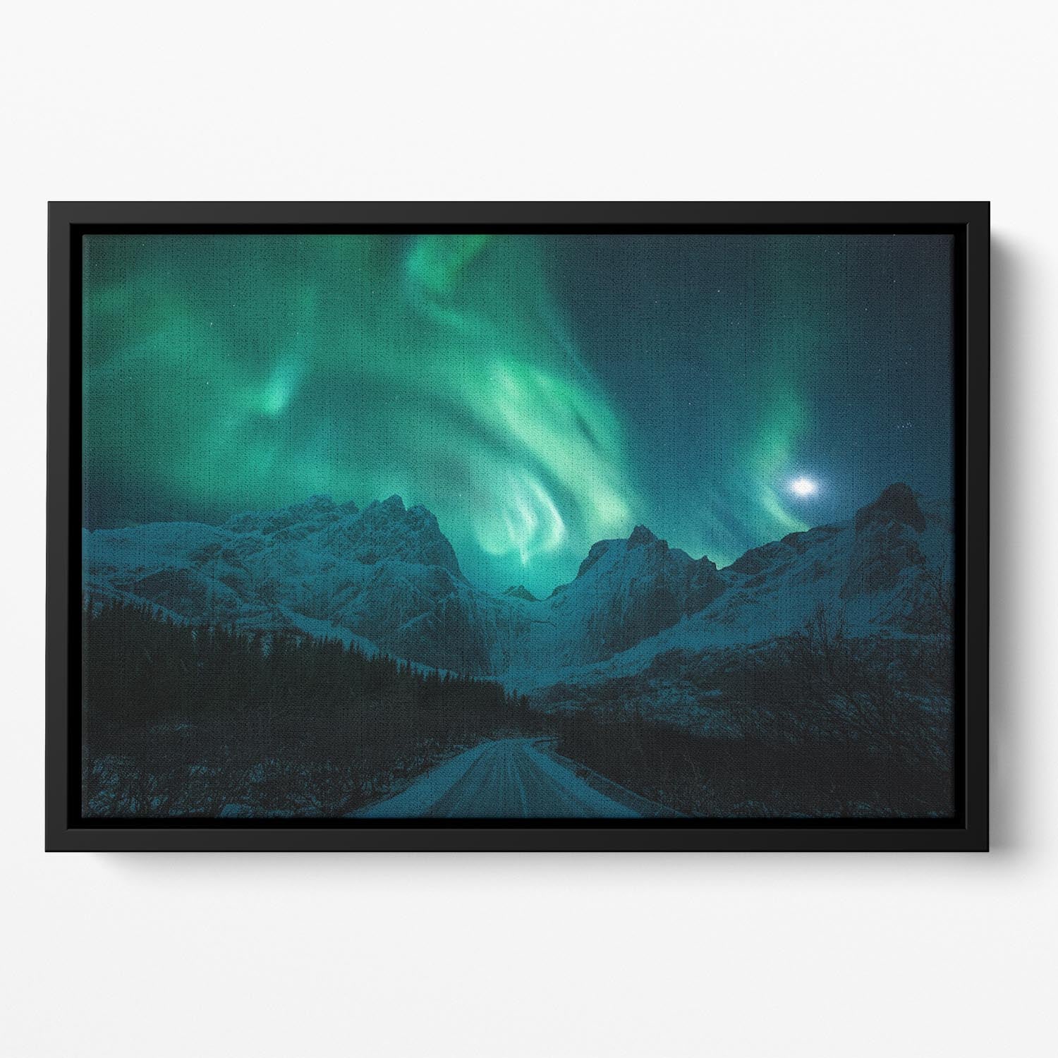 The green Poison Floating Framed Canvas - Canvas Art Rocks - 2