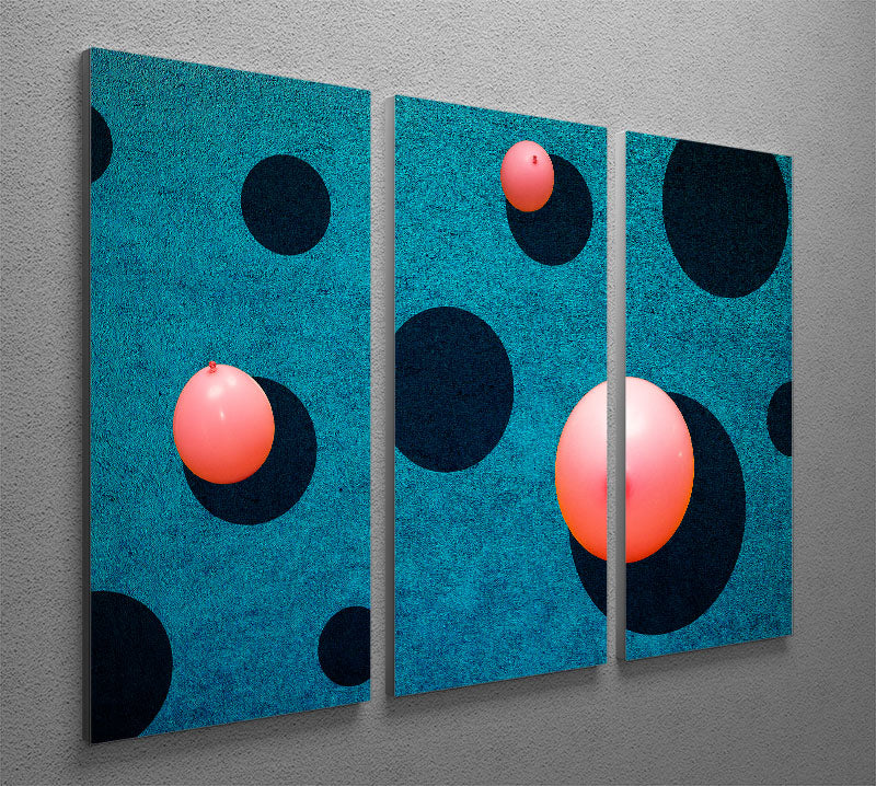 Three balloons 3 Split Panel Canvas Print - 1x - 2