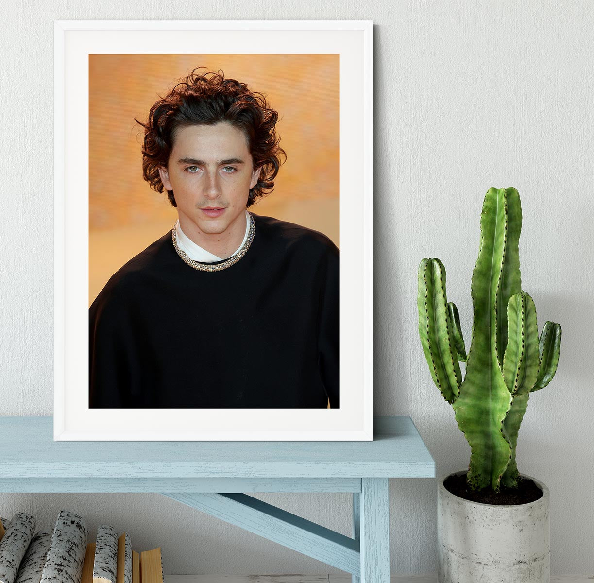 Timothee Chalamet at the premiere of Dune part two Framed Print - Canvas Art Rocks - 5
