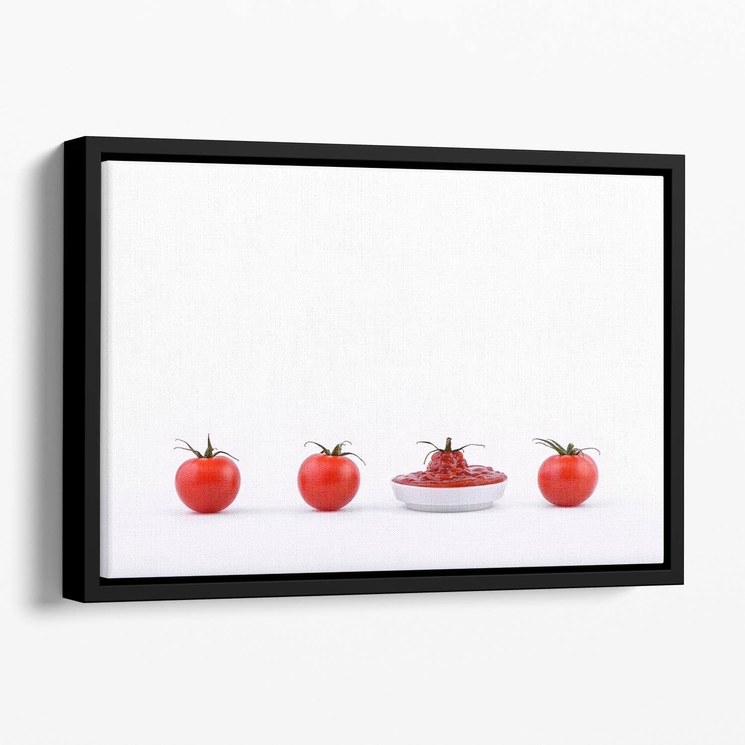 Tomato Tomato Puree Tomato Floating Framed Canvas - 1x - 1