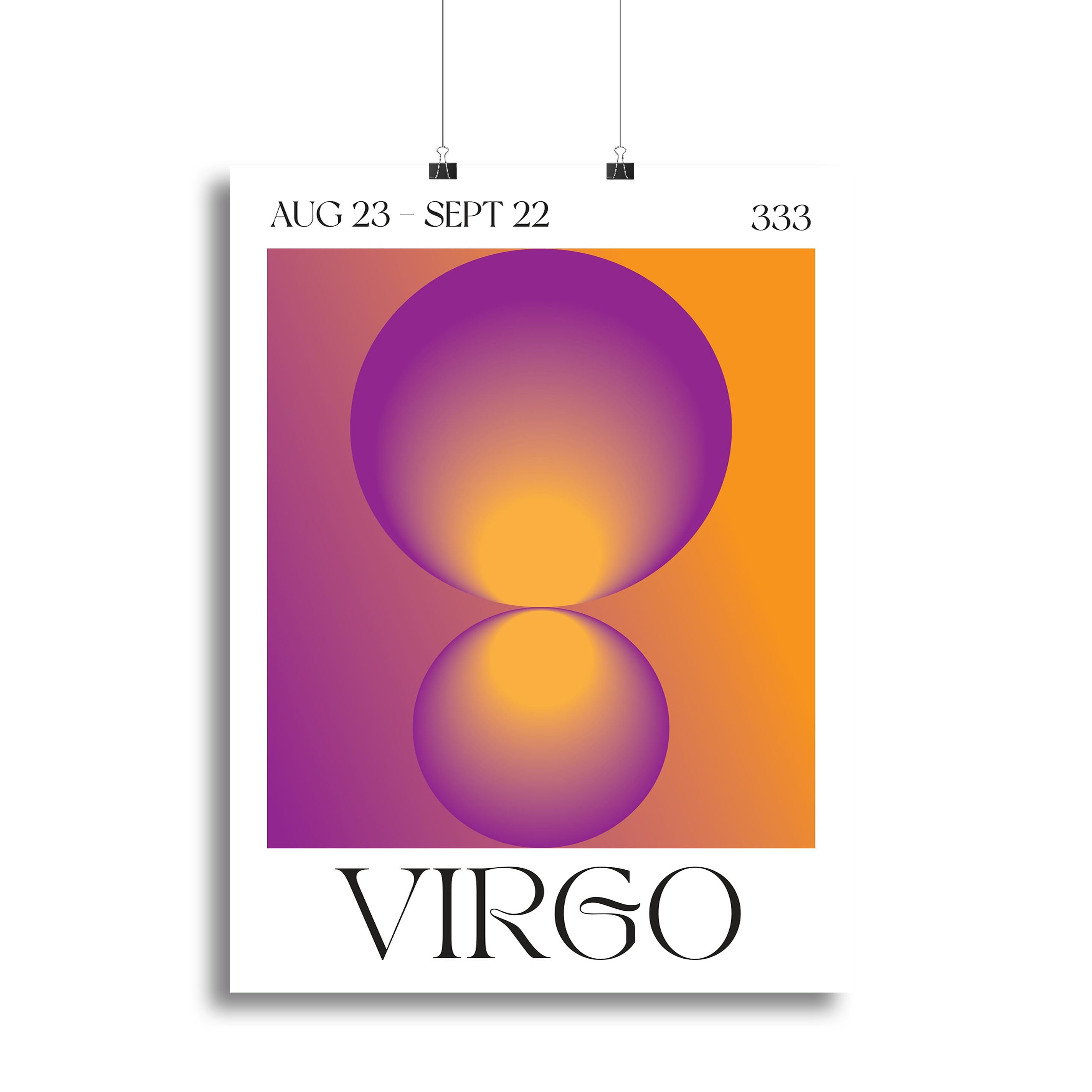 Virgo Zodiac Radiant Print Canvas Print or Poster - Canvas Art Rocks - 2
