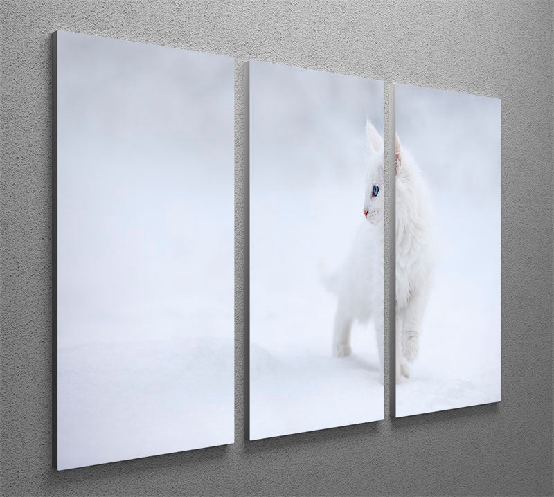 White as Snow 3 Split Panel Canvas Print - 1x - 2