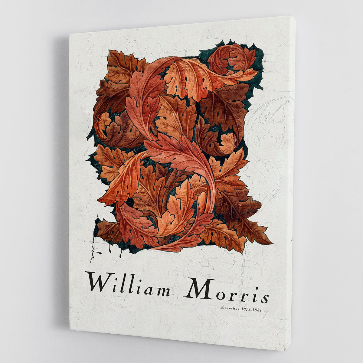William Morris Acanthus Canvas Print or Poster - Canvas Art Rocks - 1