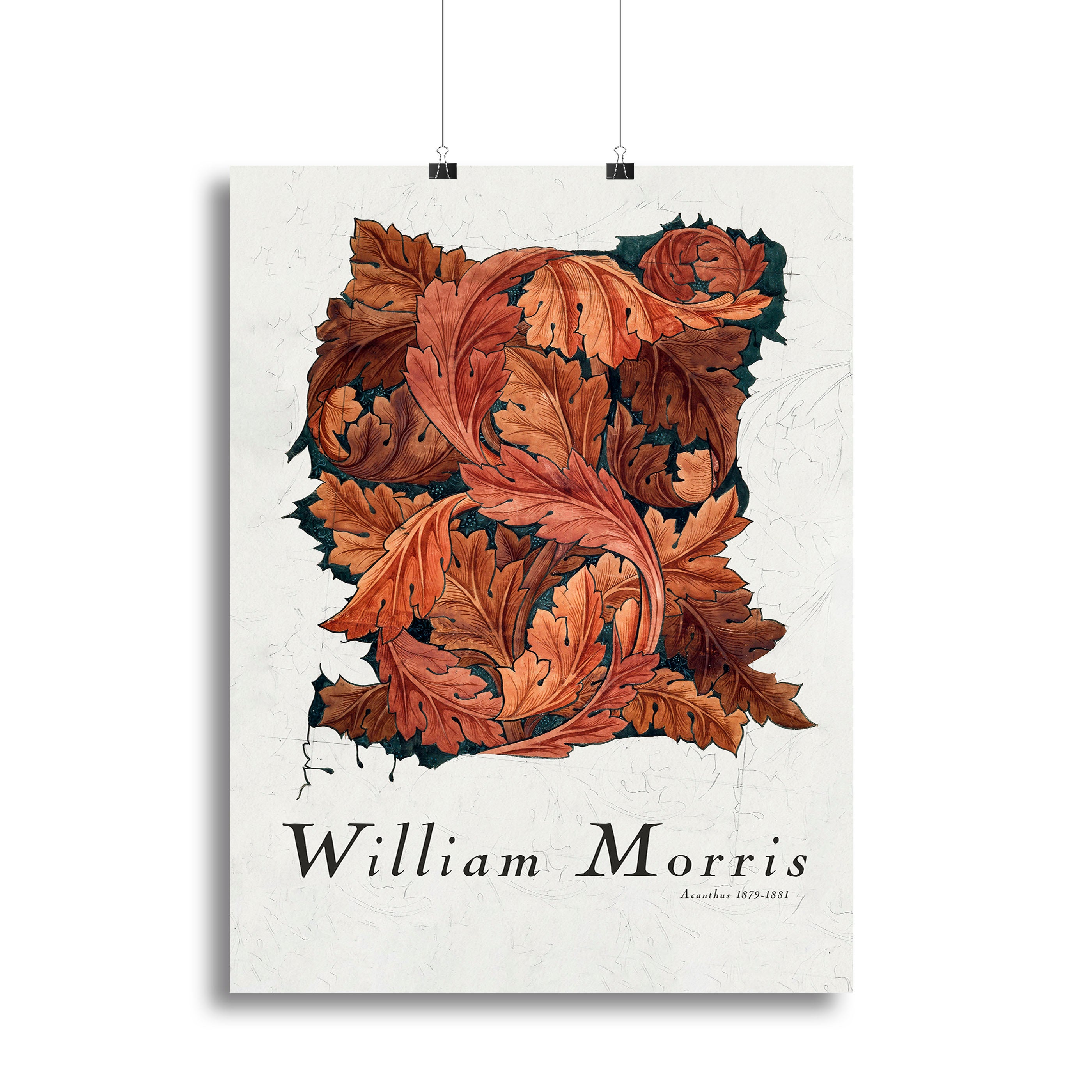 William Morris Acanthus Canvas Print or Poster - Canvas Art Rocks - 2