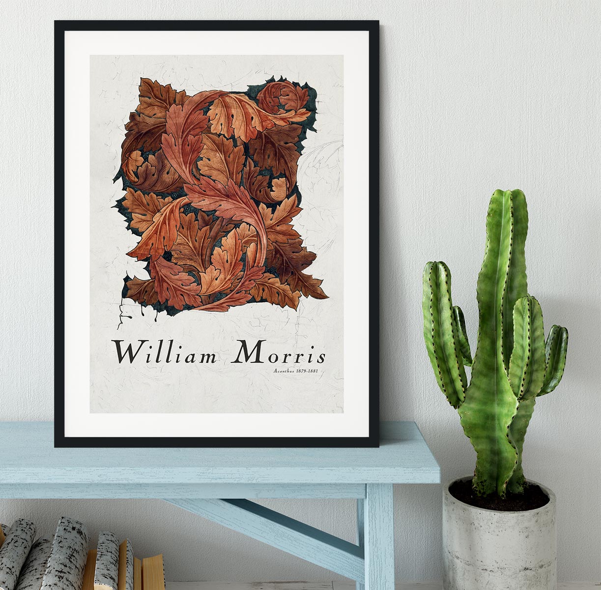 William Morris Acanthus Framed Print - Canvas Art Rocks - 1