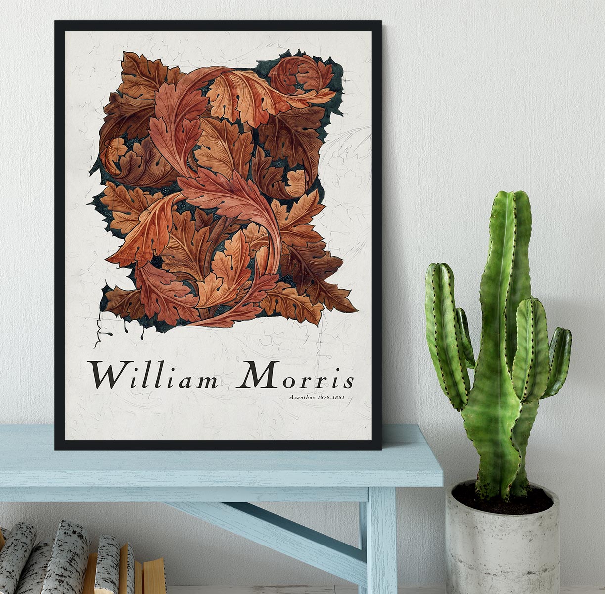 William Morris Acanthus Framed Print - Canvas Art Rocks - 2