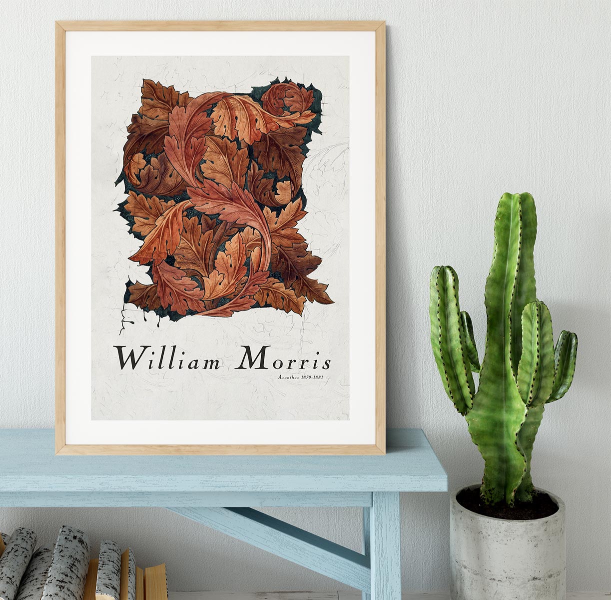 William Morris Acanthus Framed Print - Canvas Art Rocks - 3