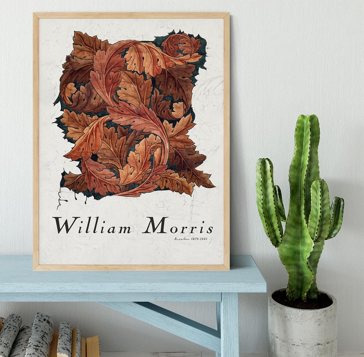 William Morris Acanthus Framed Print - Canvas Art Rocks - 4