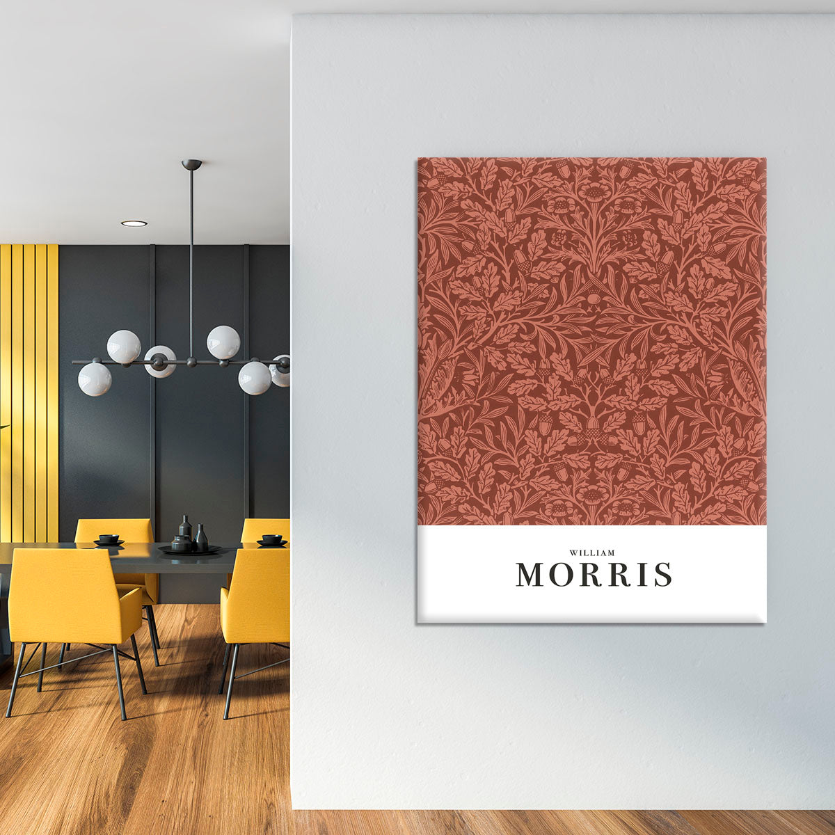 William Morris Acorns and oak leaves Canvas Print or Poster - Canvas Art Rocks - 4