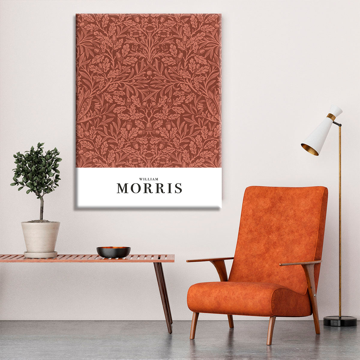 William Morris Acorns and oak leaves Canvas Print or Poster - Canvas Art Rocks - 6