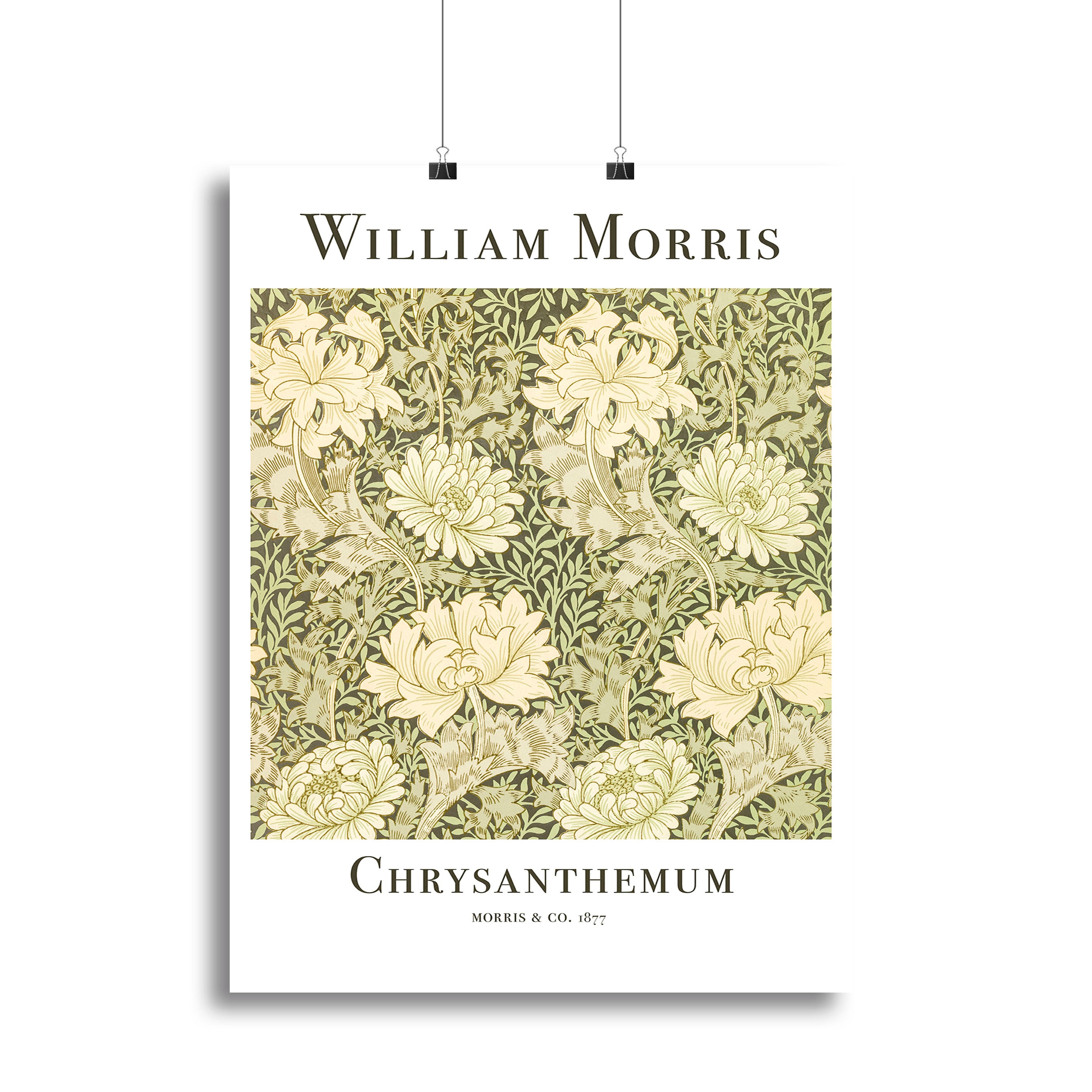 William Morris Chrysanthemum Canvas Print or Poster - Canvas Art Rocks - 2