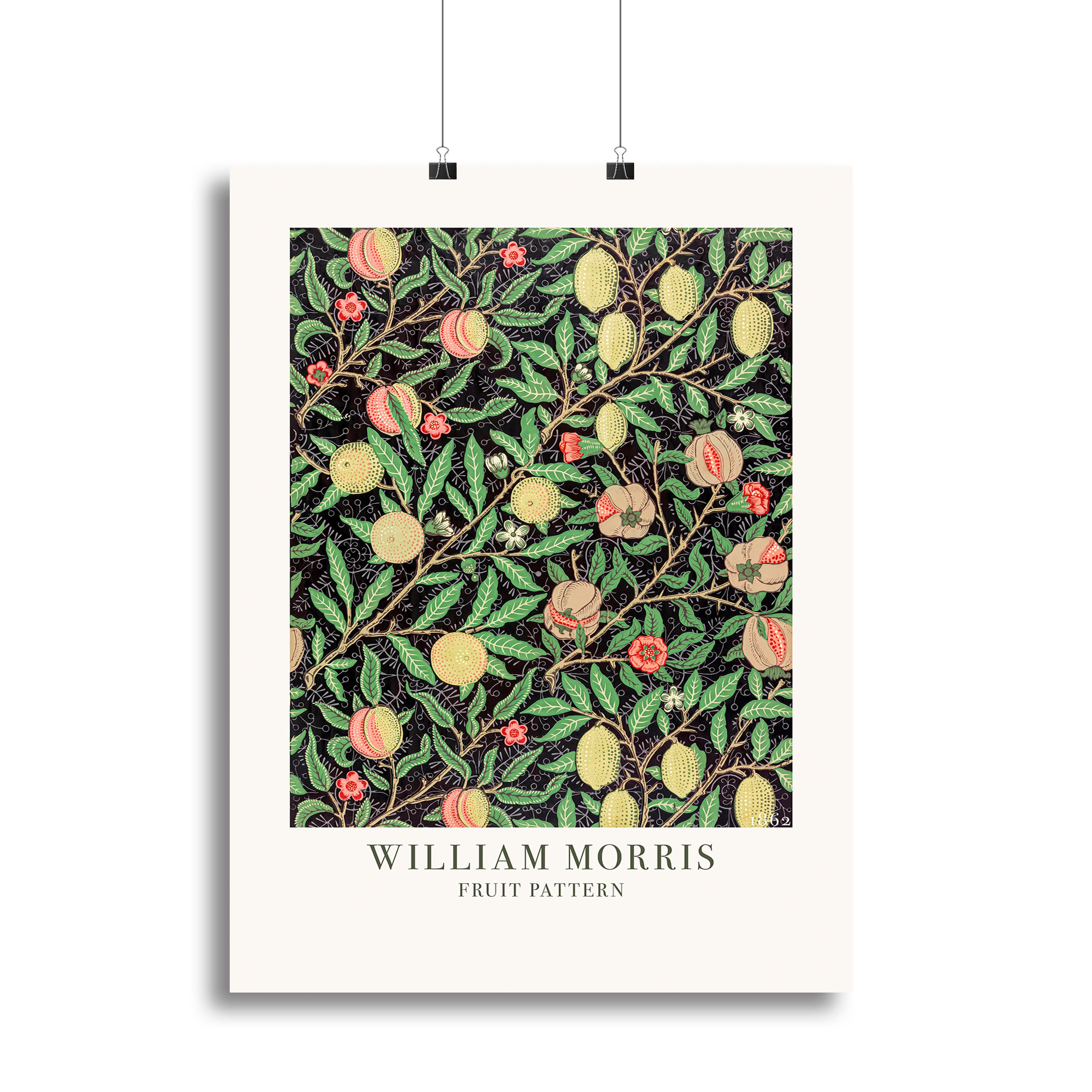 William Morris Fruit Pattern Canvas Print or Poster - Canvas Art Rocks - 2