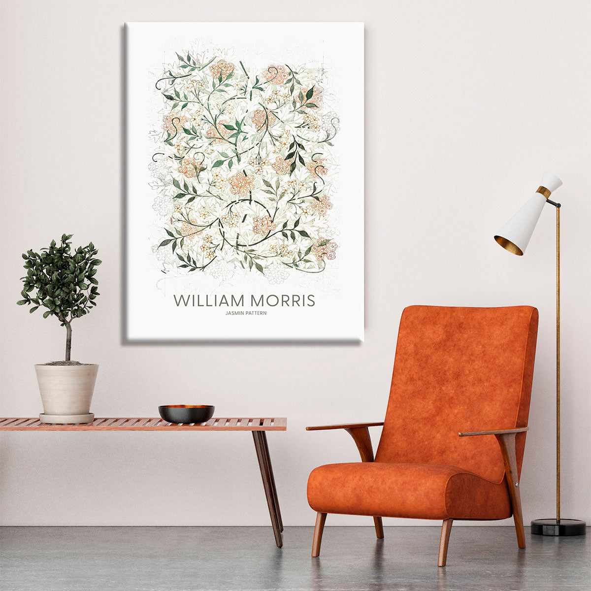 William Morris Jasmine Canvas Print or Poster - Canvas Art Rocks - 6