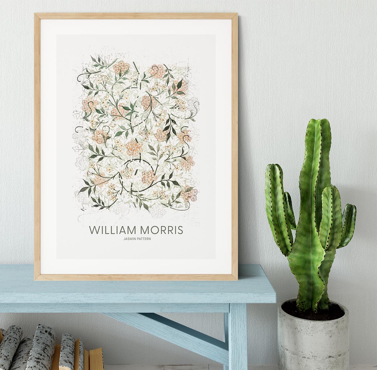 William Morris Jasmine Framed Print - Canvas Art Rocks - 3