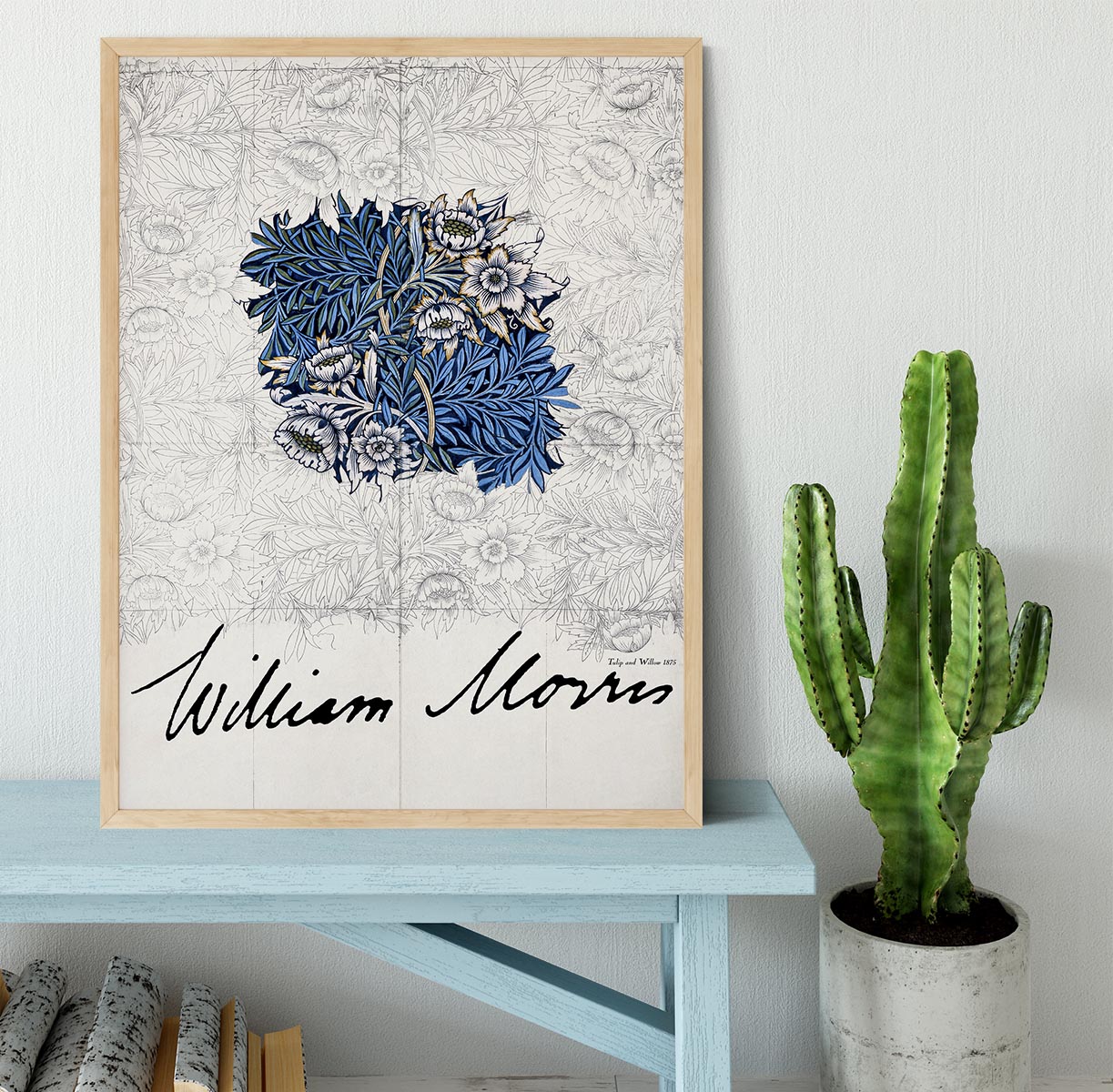 William Morris Tulip and Willow Framed Print - Canvas Art Rocks - 4