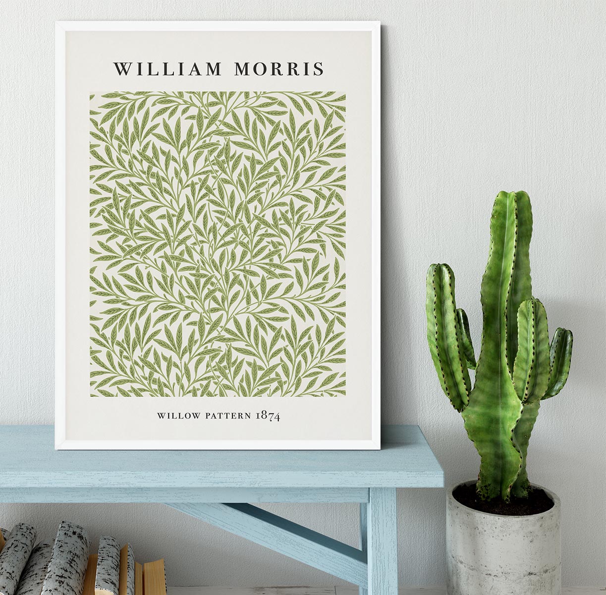 William Morris Willow Pattern Framed Print - Canvas Art Rocks -6