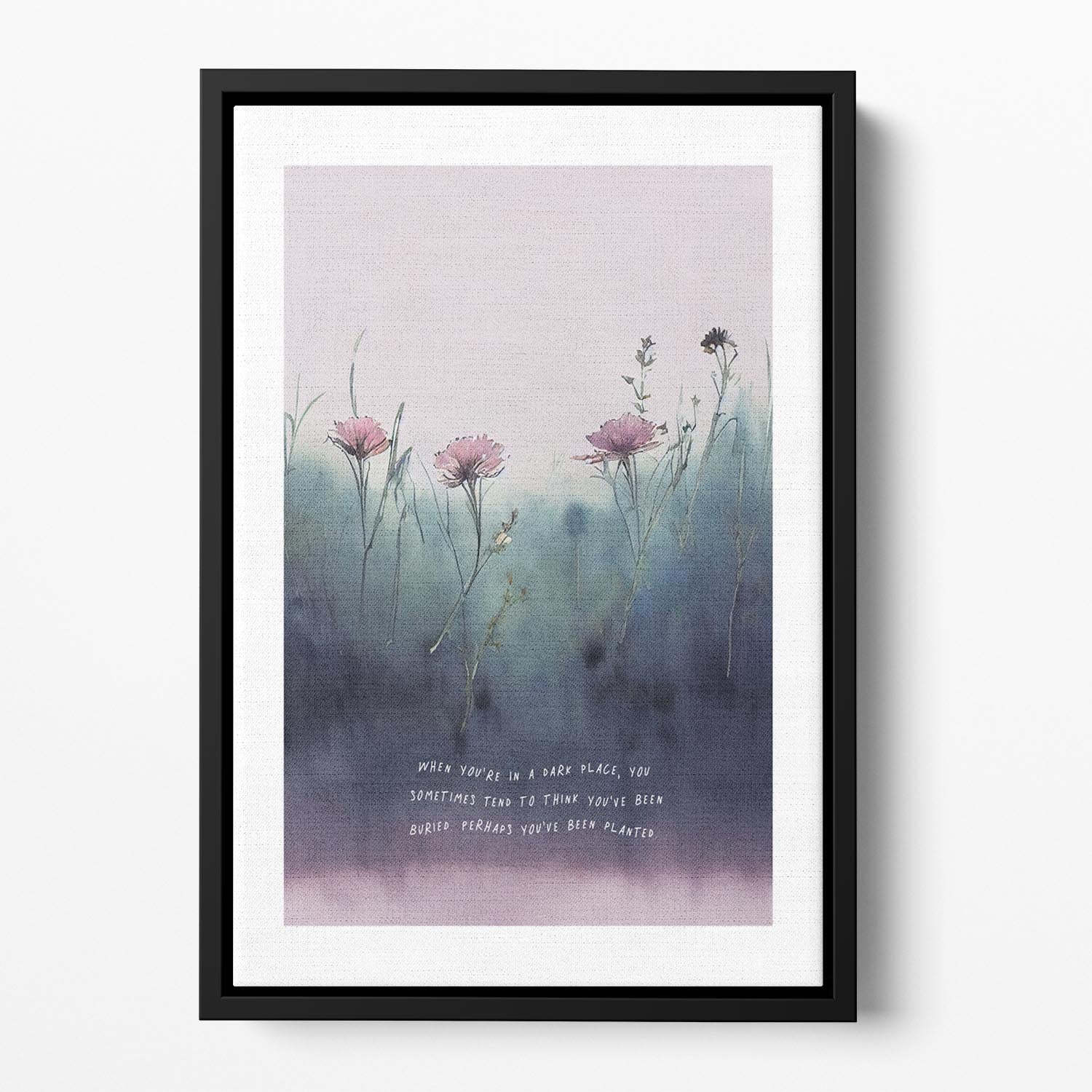 You Are Planted Floating Framed Canvas - Canvas Art Rocks - 2