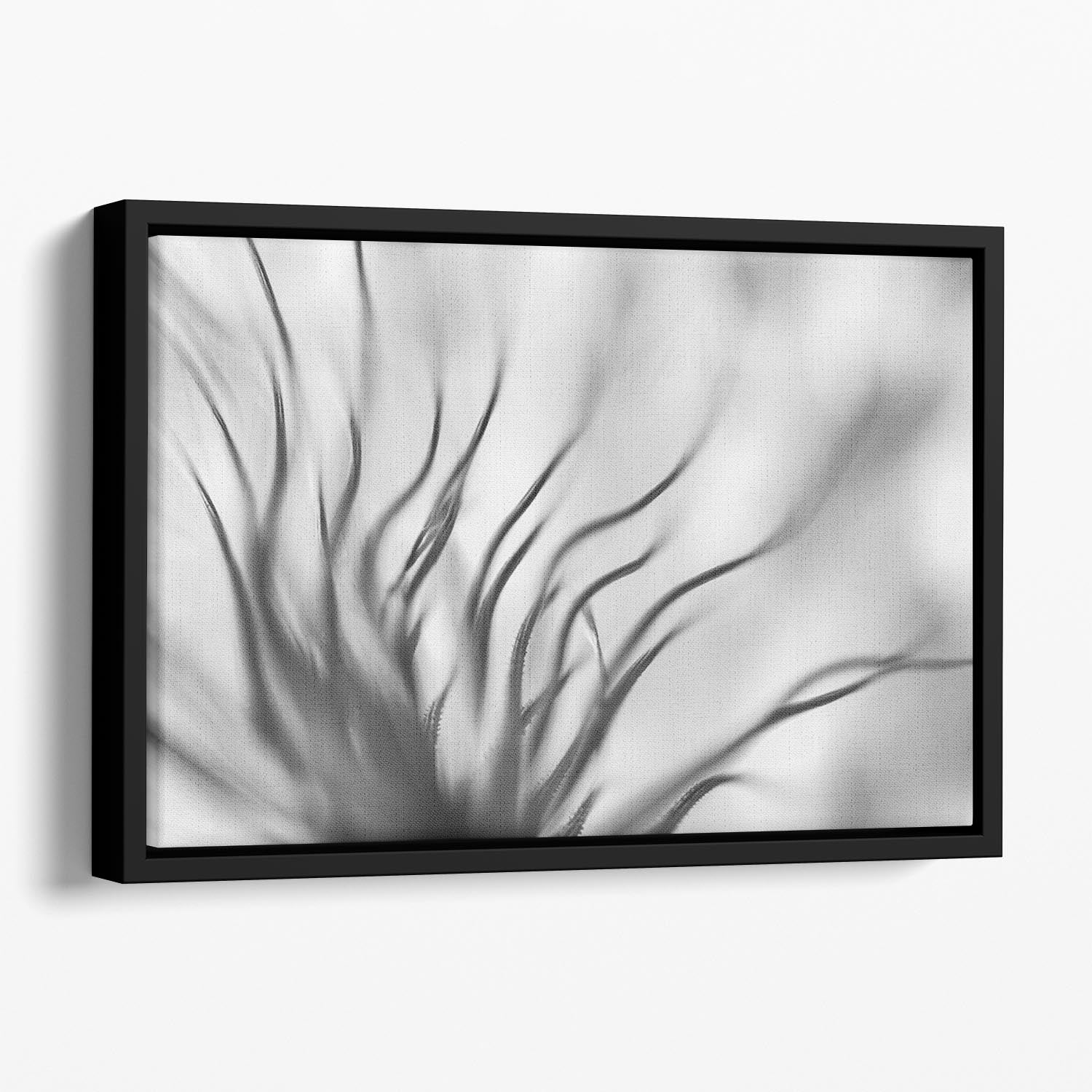 Abstract Boanical Floating Framed Canvas - Canvas Art Rocks - 1